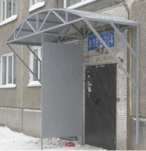На фото: Козырьки и навесы